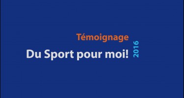 Témoignage de Mme Joanie Rondeau - Programme Du sport pour moi!
