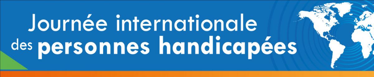 Banner : Journée internationale des personnes handicapées, 3 décembre 2017.