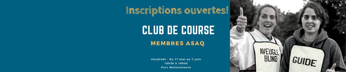 Inscriptions ouvertes! Club de course - membres ASAQ. Photo: Course-Lumière 2018 © ASAQ - Nathalie et Raphaëlle.