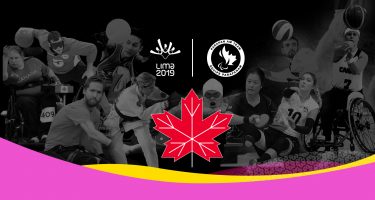 Banner - equipe canadienne Jeux parapanaméricains 2019. Crédit: Comité paralympique canadien.