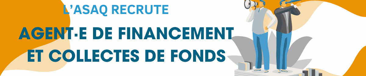 Bannière du post Agent·e de financement et Collectes de fonds