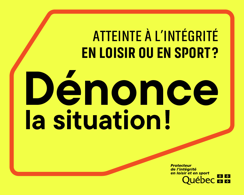 Atteinte à l'intégrité en loisir ou en sport ? Dénonce la situation!