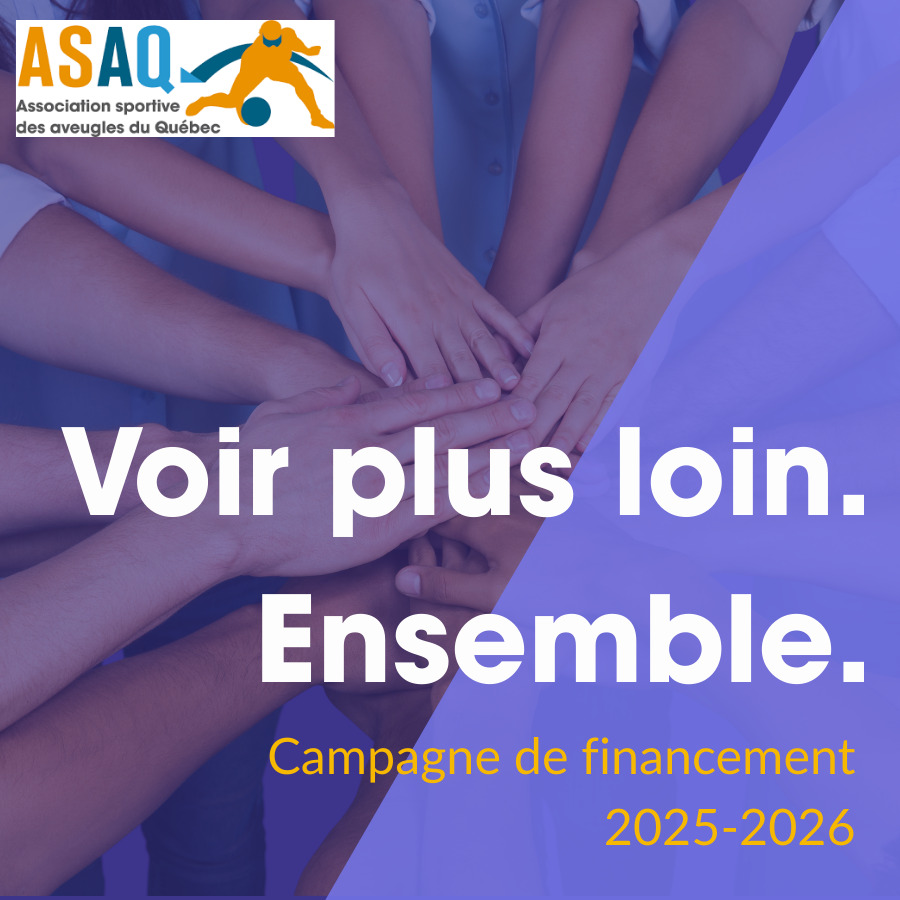 Bannière Voir plus loin. ensemble avec l'image de mains sur mains